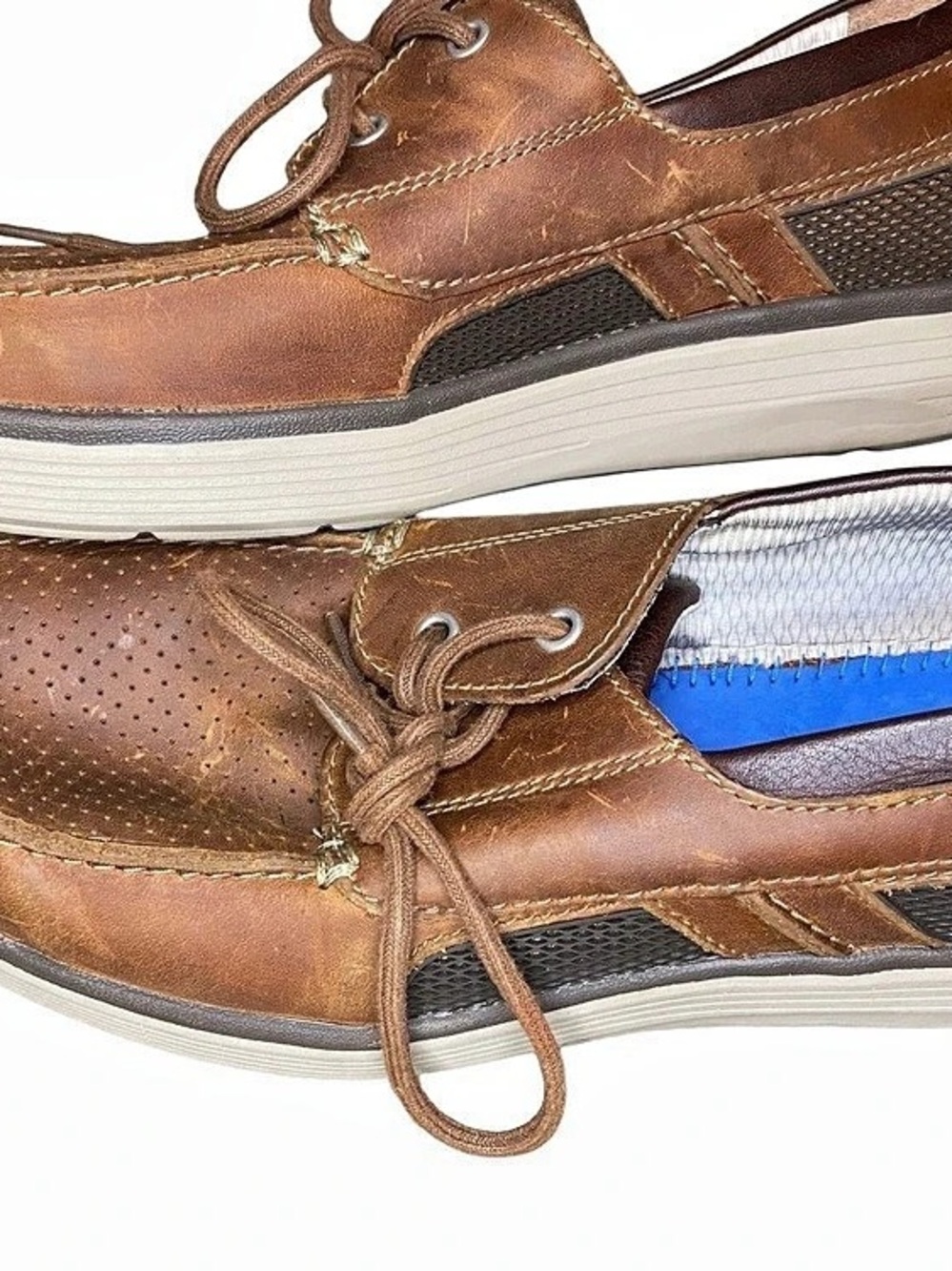 Clarks Un Abode Ease Brown Leather Casual Shoes (Men's US 11 / EU 44.5)